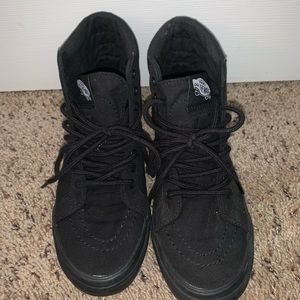 Vans High Top Sneaker - All Black - M 5 W 6.5